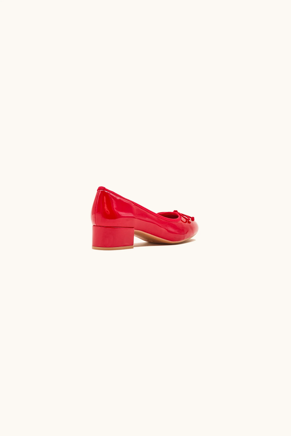 Ballerine rosse con tacco