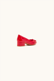 Ballerine rosse con tacco