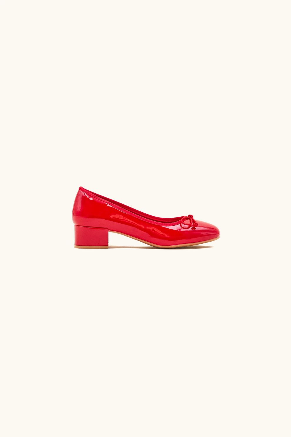 Ballerine rosse con tacco